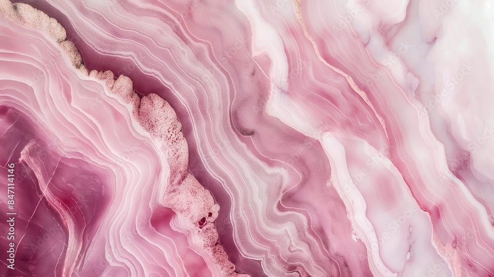 Elegant marble background with pink hues.