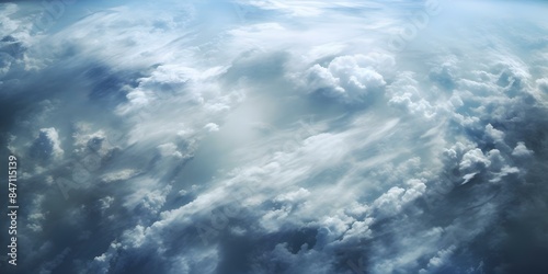 Aerial Perspective of Swirling Clouds in a Hurricane Tornado Storm Front. Concept Aerial Views, Natural Phenomenon, Severe Weather, Atmospheric Turbulence, Dramatic Landscapes