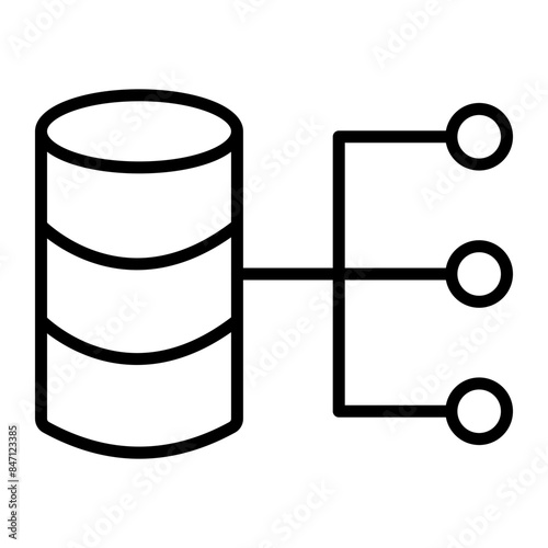 Ingestion Vector Line Icon