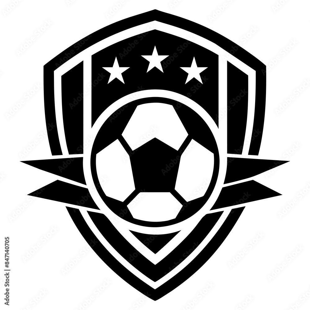 football logo design vector silhouette football logo design vector silhouette