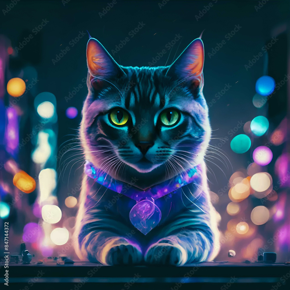Neon Dreams A Feline Fantasy Neon Dreams A Feline Fantasy