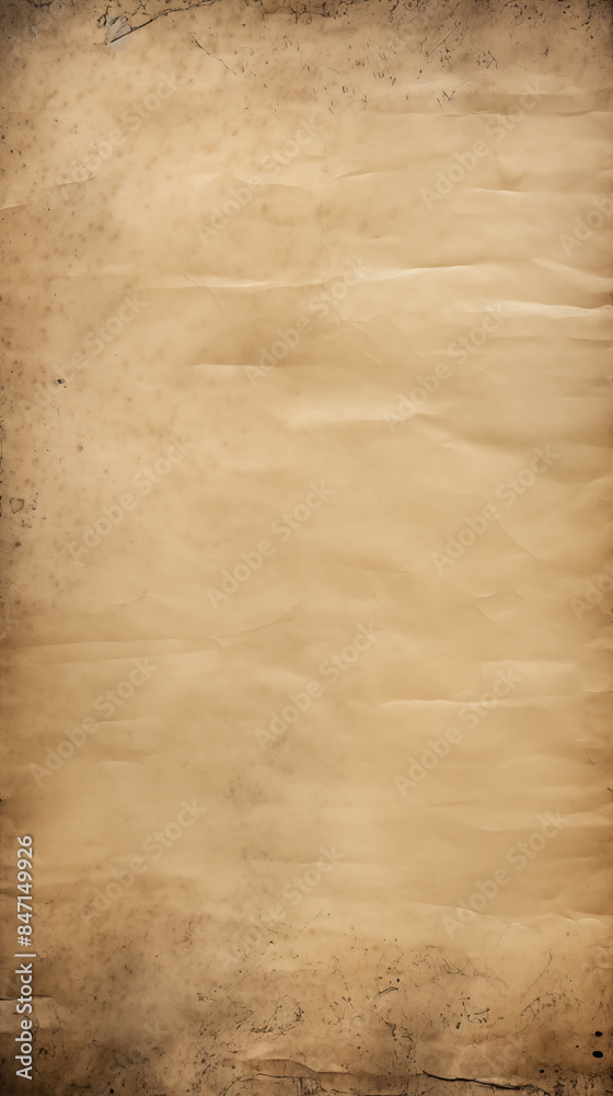 Fototapeta premium Pattern Background Abstract Image, Old Crumpled Paper Texture, Wallpaper, Background, Cover and Screen of Cell Phone, Smartphone, Computer, Laptop, Format 9:16 and 16:9 - PNG