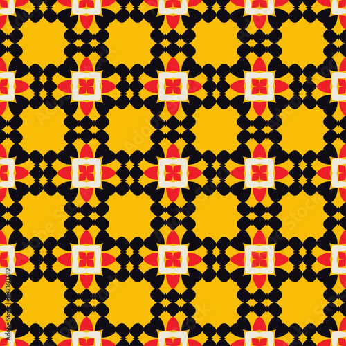 Vector ornamental seamless pattern. Background and wallpaper in classic style. Vector illustration can be used for backgrounds, motifs, textile, wallpapers, fabrics, gift wrapping, templates.