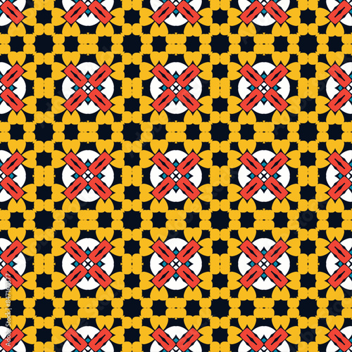 Vector ornamental seamless pattern. Background and wallpaper in classic style. Vector illustration can be used for backgrounds, motifs, textile, wallpapers, fabrics, gift wrapping, templates.