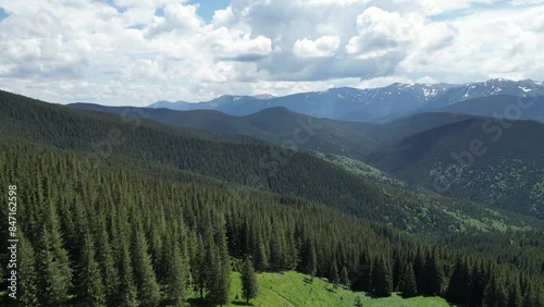 panorama of the mountains