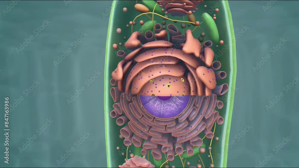 Animal cell and plant cell