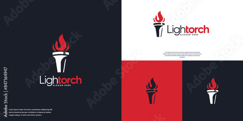 Olympic flame logo, competition symbol, torch, minimalist logo design.