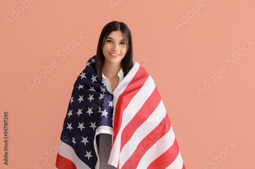 Beautiful happy young woman...