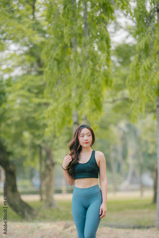 sport woman stretching before jogging and run, sport concept, welness concep sport woman stretching before jogging and run, sport concept, welness concep