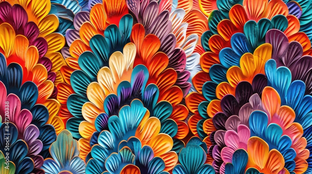 Vibrant raised pattern for design Vibrant raised pattern for design