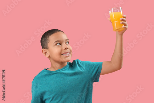 Little African-American boy...