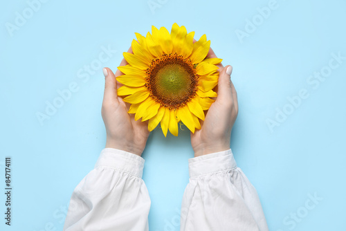Female hands with beautiful...