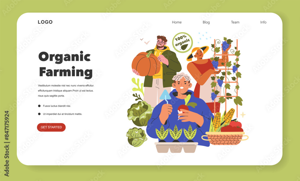 Farm Life. Flat Vector Illustration Farm Life. Flat Vector Illustration