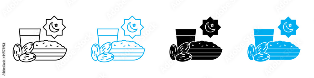 Iftar Meal Icon Perfect for Ramadan and Cultural Celebrations Iftar Meal Icon Perfect for Ramadan and Cultural Celebrations