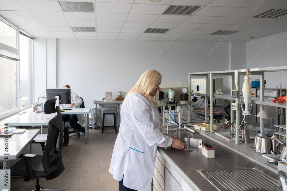 Female Scientist Working In The Lab Female Scientist Working In The Lab