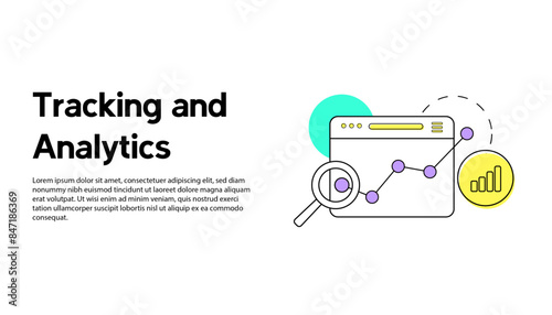 Modern Data Analytics and Tracking Icon