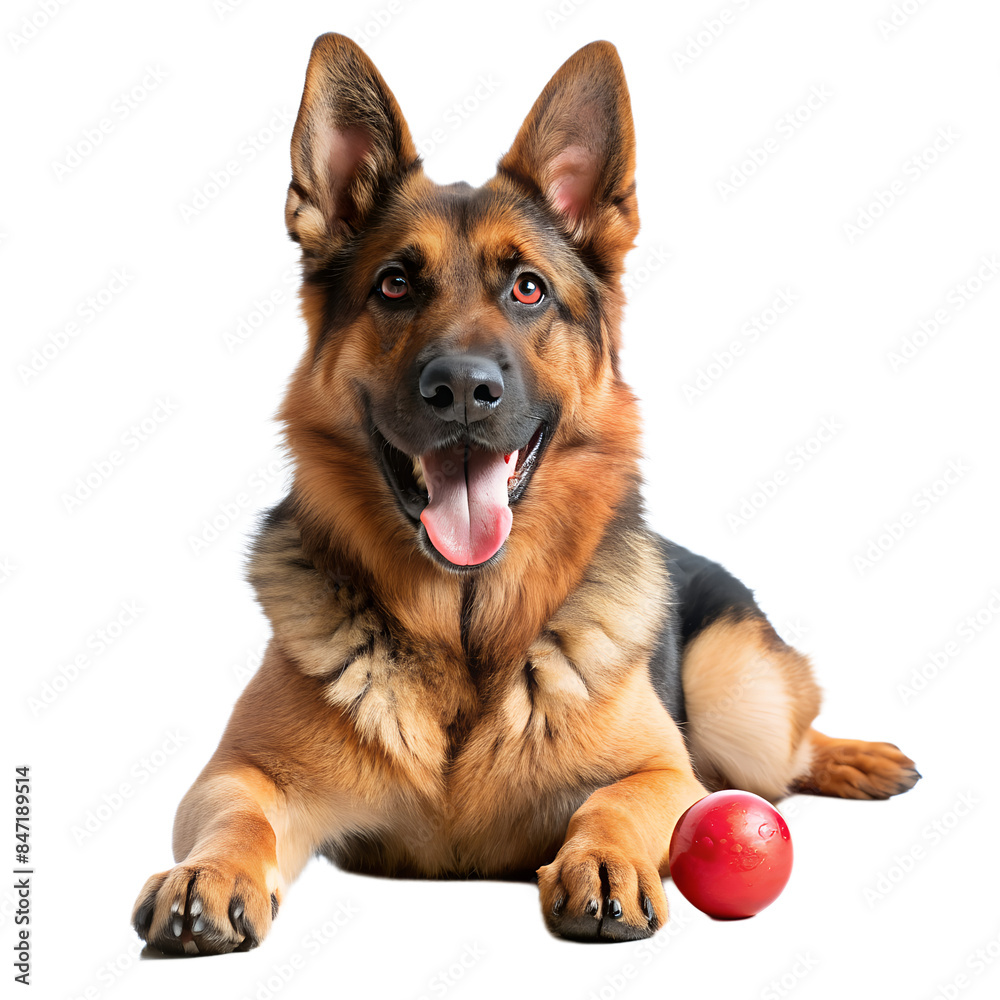 Portrait Of A German Shepherd Portrait Of A German Shepherd