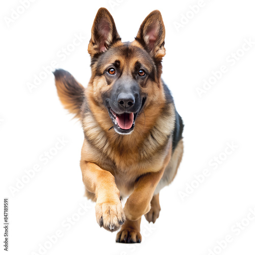 Portrait Of A German Shepherd