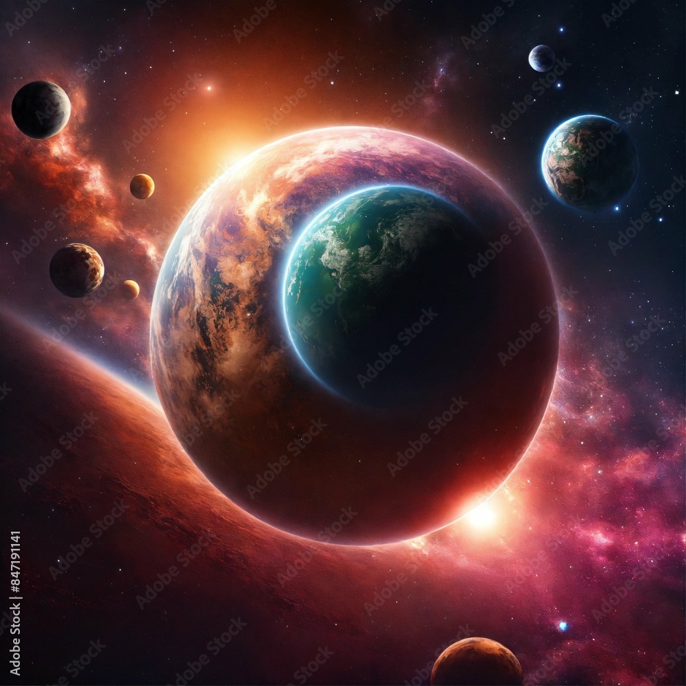 Obraz premium planet in space