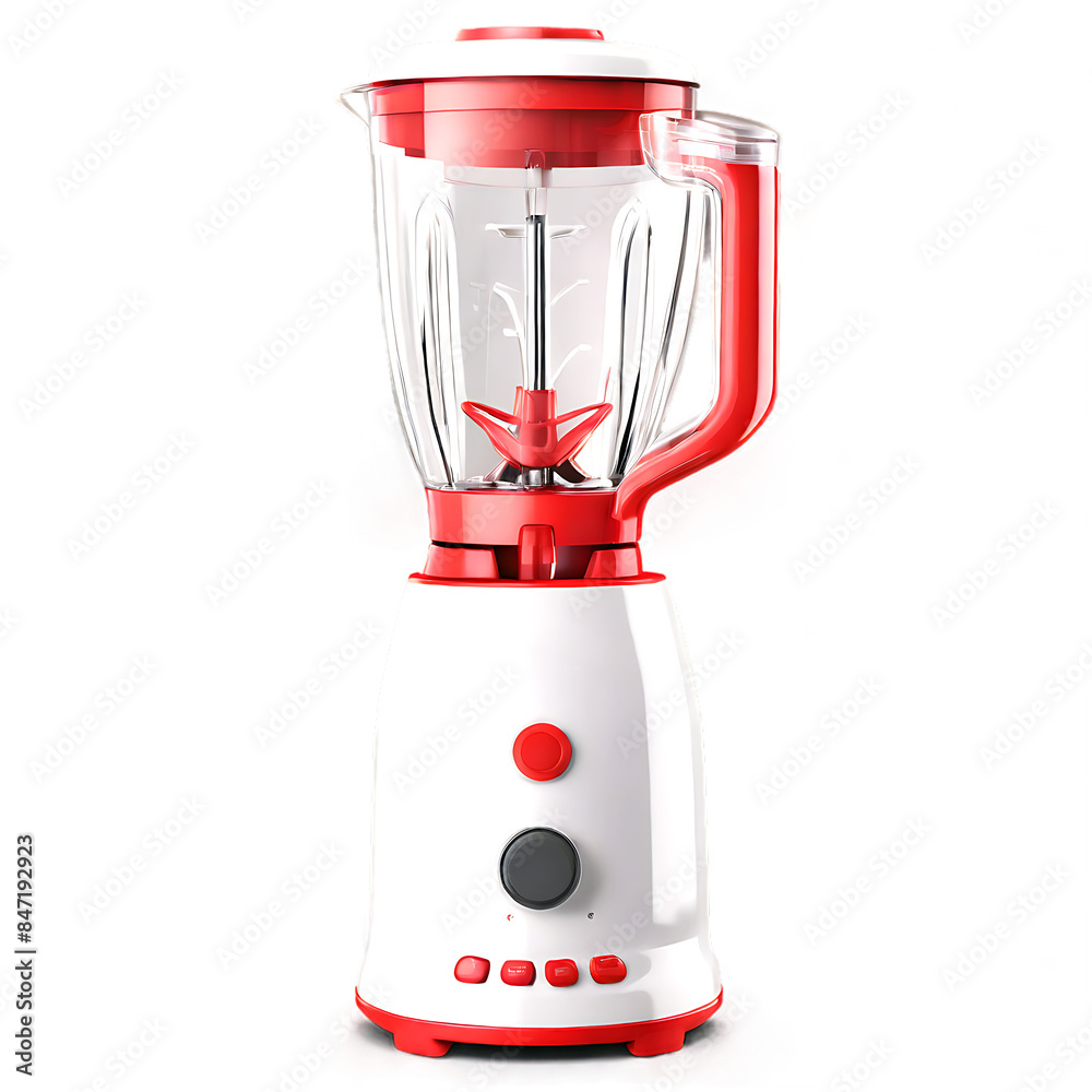 Electric blender isolated on a transparent background. Generative AI Electric blender isolated on a transparent background. Generative AI