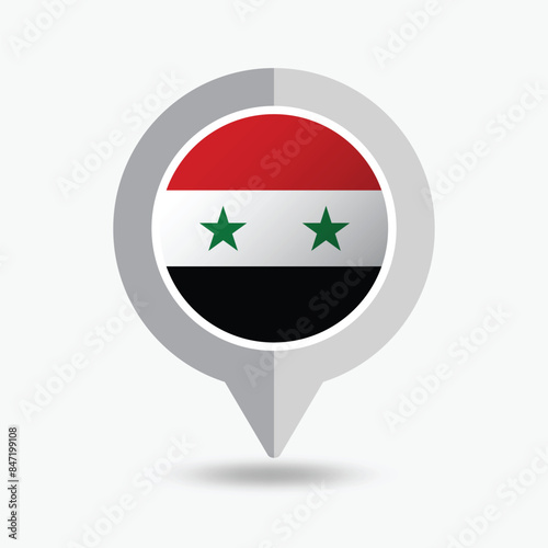 Syria Location Pin Icon Vector Illustration Free Download Syria Location Pin Icon Vector Illustration - GFXLoad
