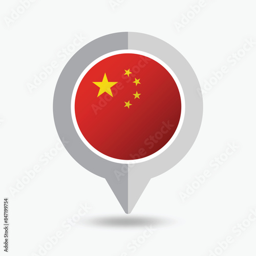 China Location Pin Icon Vector Illustration Free Download China Location Pin Icon Vector Illustration - GFXLoad
