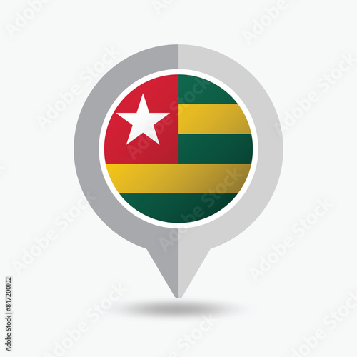 Togo Location Pin Icon Vector Illustration Free Download Togo Location Pin Icon Vector Illustration - GFXLoad