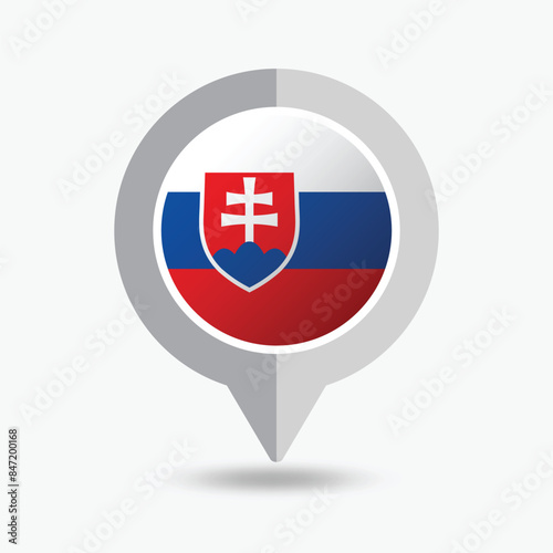 Slovakia Location Pin Icon Vector Illustration Free Download Slovakia Location Pin Icon Vector Illustration - GFXLoad