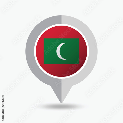 Maldives Location Pin Icon Vector Illustration Free Download Maldives Location Pin Icon Vector Illustration - GFXLoad