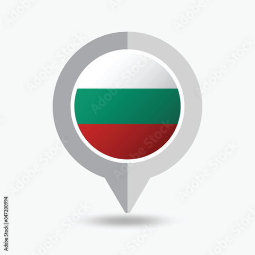 Bulgaria Location Pin Icon Vector Illustration Free Download Bulgaria Location Pin Icon Vector Illustration - GFXLoad