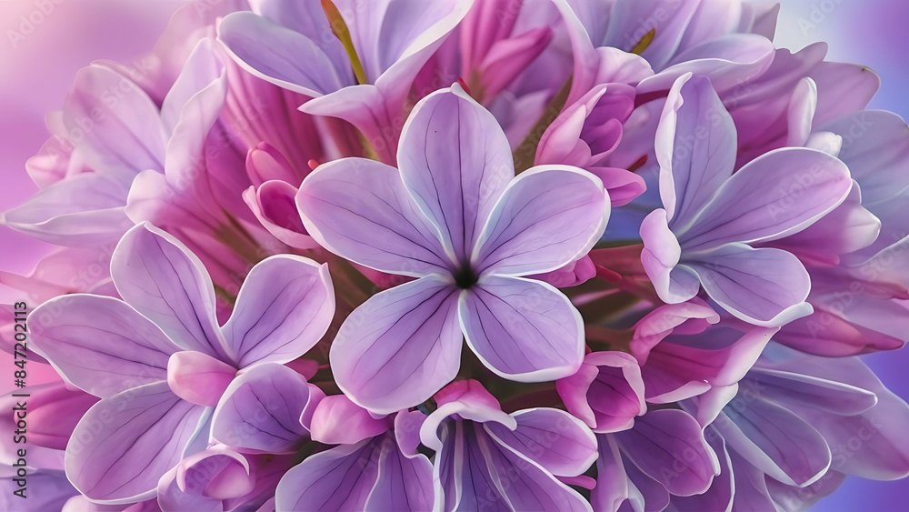 Obraz premium Lilac flowers close up