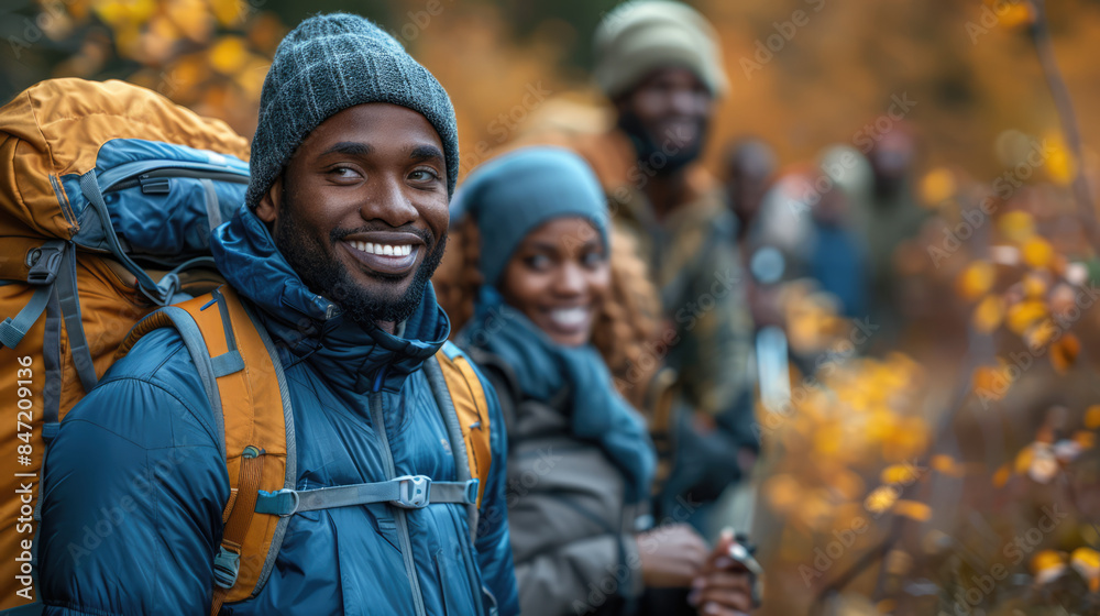A group of friends of various ethnicities and abilities participating in an outdoor activity, such as hiking or playing sports A group of friends of various ethnicities and abilities participating in an outdoor activity, such as hiking or playing sports