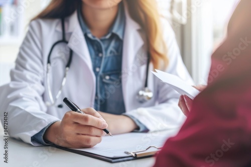 Patient en consultation chez le medecina