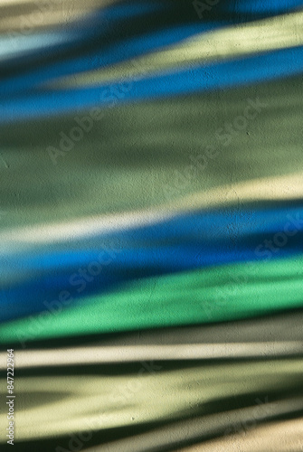 Stripes of Coloured Light from Stained Glass