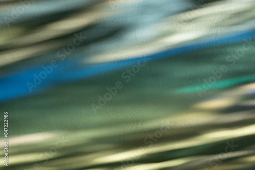 Strong Waves of Coloured Light from Stained Glass
