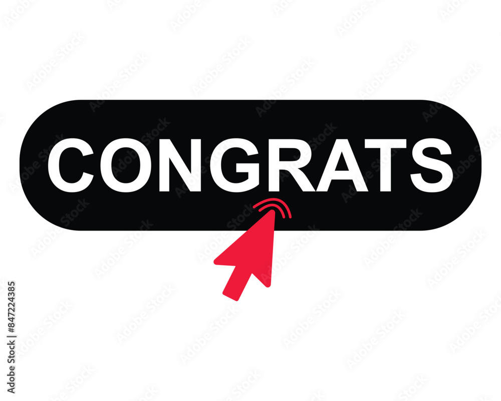 congrats button on white background. congrats button sign congrats button on white background. congrats button sign