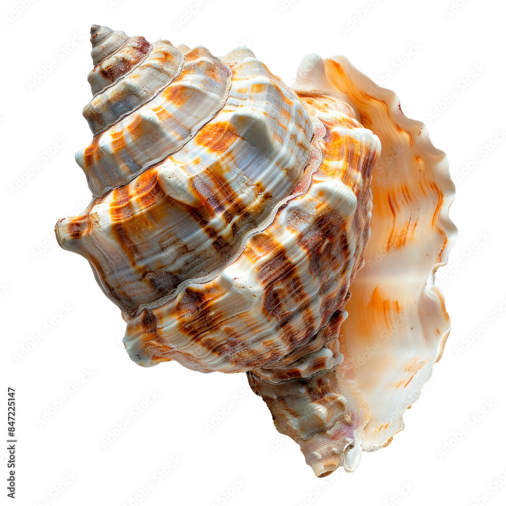 Sea shell. Isolated on transparent background. Sea shell. Isolated on transparent background.