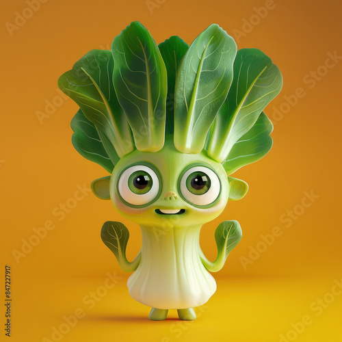 Cute Cartoon Vegetable Bok ...