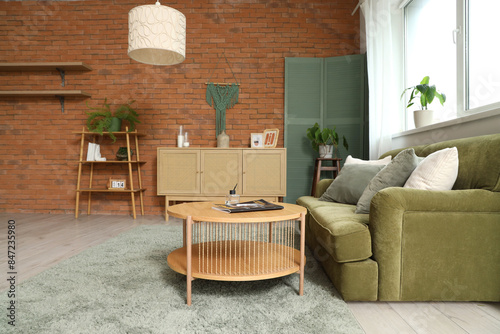 Modern living room interior...