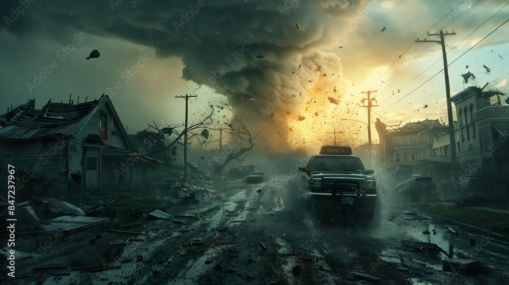 Fototapeta premium A Giant Storm