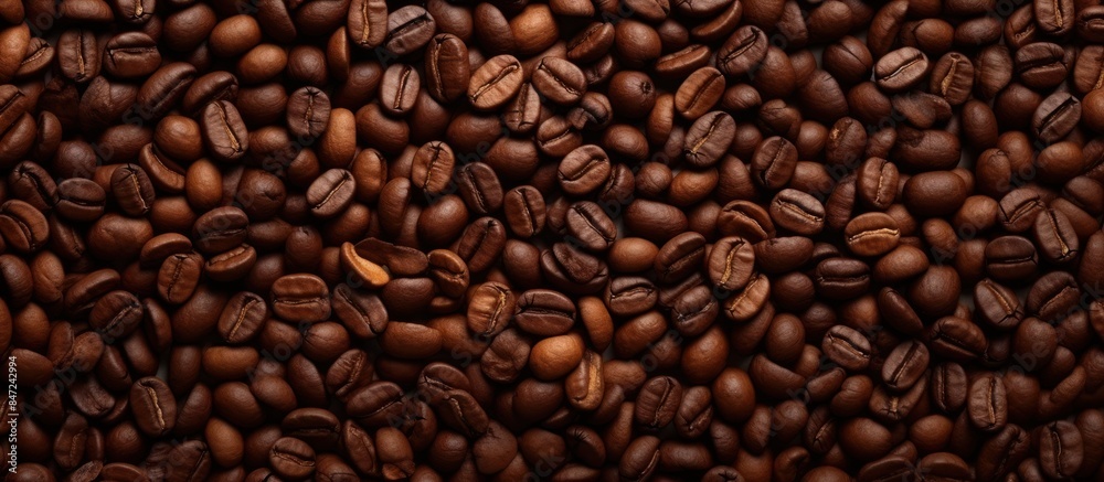 dark brown coffee beans background dark brown coffee beans background