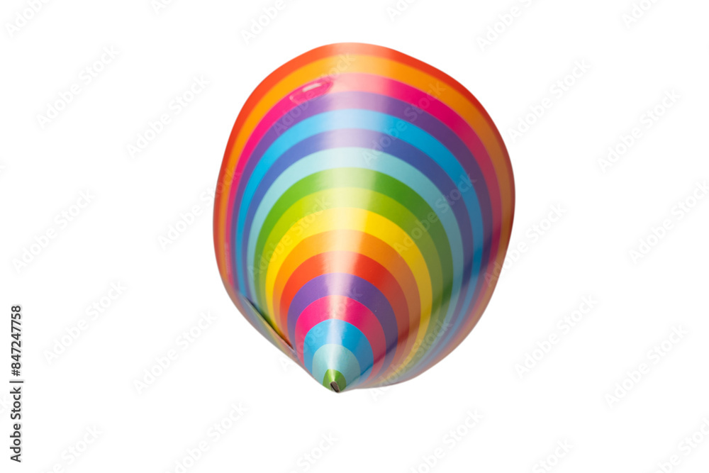 Obraz premium Colorful birthday cap isolated on white background