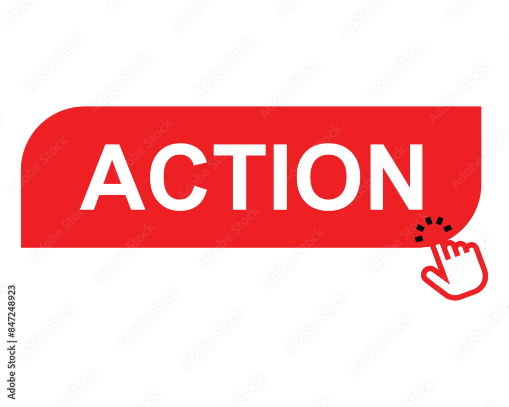 action button on white background. action button sign action button on white background. action button sign