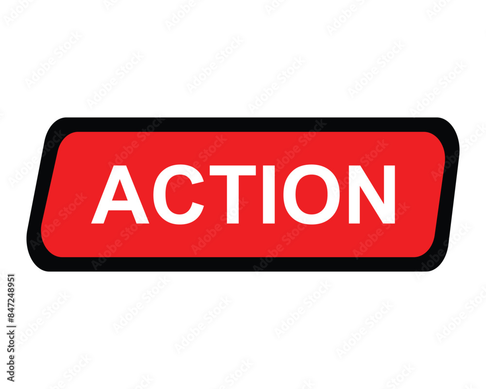 action button on white background. action button sign action button on white background. action button sign