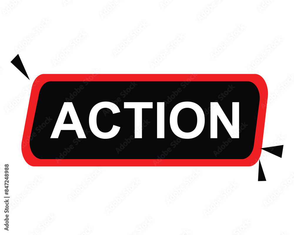 action button on white background. action button sign action button on white background. action button sign