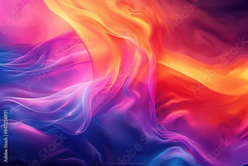 Abstract Swirling Colors