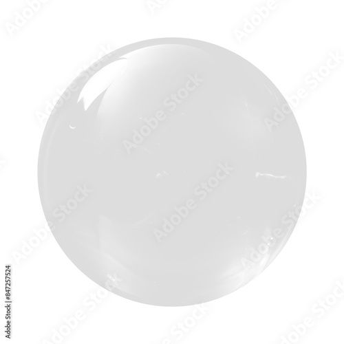 Soap bubble on transparent background	