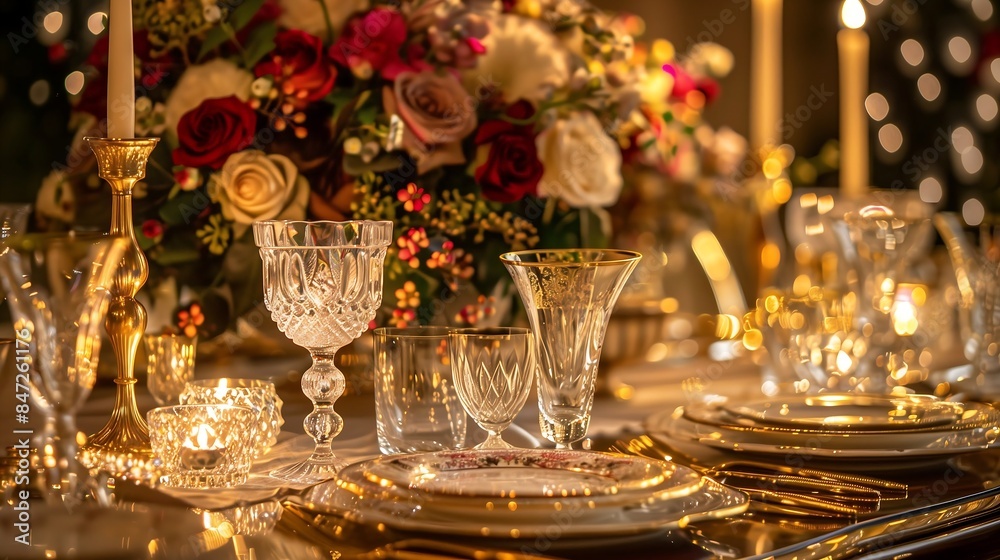 Romantc table setting Romantc table setting