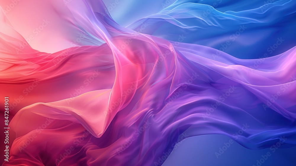 Obraz premium Abstract Colorful Fabric Swirls