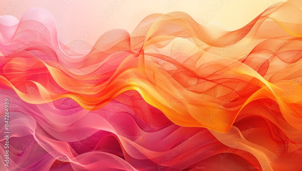 Obraz premium Abstract Colorful Wave Pattern